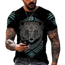the VALHALLA - Viking Symbol 3D Print Men T-Shirt