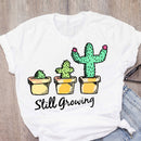 the PLANT MOM - Women Fashion Funny Print T-Shirt
