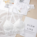 the ALLURING ANGEL - Women Hollow Lingerie and Bra Set