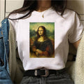 the MASTERPIECE - White Drawing David Print T-Shirt