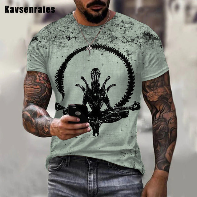 the ALIEN - Men Printed 3D T-Shirt