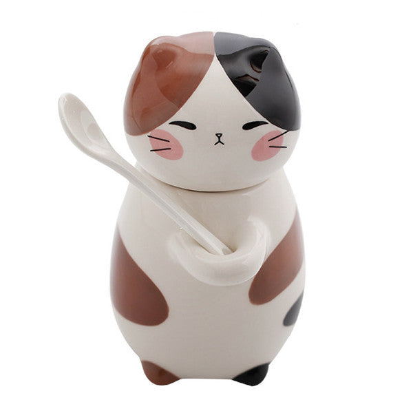 the CERAMIC CAT - 12 Styles Cute Cat Ceramic Mug