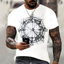 the ATLAS - Summer 3D Print Oversized T-Shirts for Men