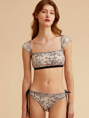 the PAPAYA - Bikini Set Print Swimwear