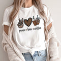 the HONEY BUNNY - Women Abstract Lines Print T-Shirts