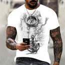 the ATLAS - Summer 3D Print Oversized T-Shirts for Men