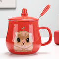 the CUTESY CUP - 360ml Cute Cartoon Cat Coffee Mug