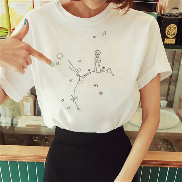 the LITTLE PRINCE - Print Graphic Women T-Shirt