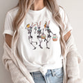 the HONEY BUNNY - Women Abstract Lines Print T-Shirts