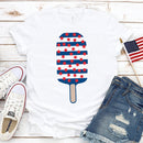 the AMERICAN - Made in America Casual Women Clothing Print T-Shirt
