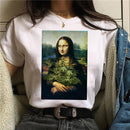 the MONA LISA - Women Mona Lisa Print T-Shirt