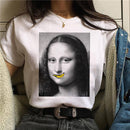 the MONA LISA - Women Mona Lisa Print T-Shirt