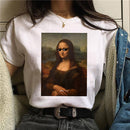 the MONA LISA - Women Mona Lisa Print T-Shirt