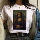 the MONA LISA - Women Mona Lisa Print T-Shirt