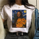 the MONA LISA - Women Mona Lisa Print T-Shirt