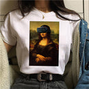 the MONA LISA - Women Mona Lisa Print T-Shirt
