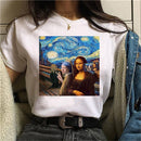 the MONA LISA - Women Mona Lisa Print T-Shirt
