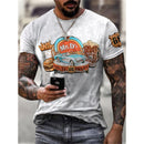 the 66 HITCH HIKER - Letters Print Men T-Shirt