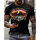 the 66 HITCH HIKER - Letters Print Men T-Shirt