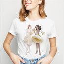 the TUTU - Illustration Printed T-Shirt