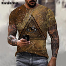 the EGYPTIAN - Men Ancient Egypt Pattern Printed 3D T-Shirt