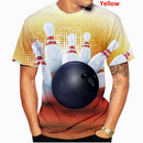 the KINGPIN - Fashion Sport Bowling 3D Print Casual Men T-Shirts