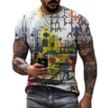 the ABSTRACT - New Fashion 3D Print T-Shirt for Men