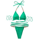 the EMERALD ISLE - Sexy Bikini String Swimsuit for Women