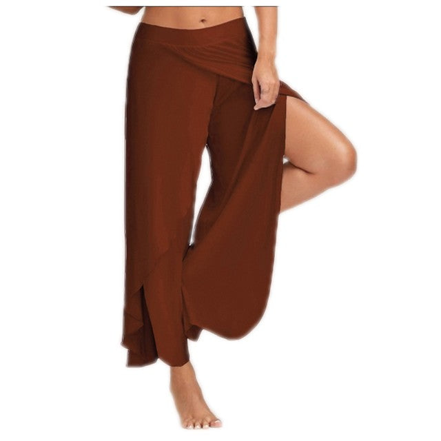 the BOHEMIAN - Women Yoga Pants Stretchy High Waist Straight Loose Lounge