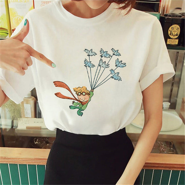 the LITTLE PRINCE - Print Graphic Women T-Shirt