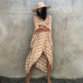 the BOHEMIAN WRAP - Bohemian Bikini Cover Ups Retro Sexy Dress