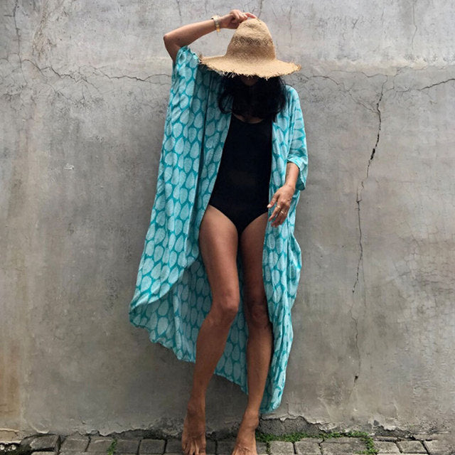 the BOHEMIAN WRAP - Bohemian Bikini Cover Ups Retro Sexy Dress