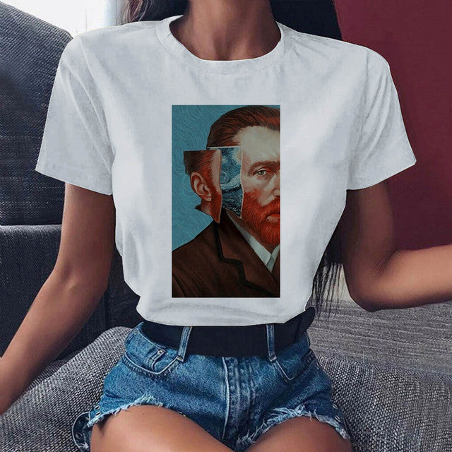 the VAN GOGH - Women Vintage T-Shirt