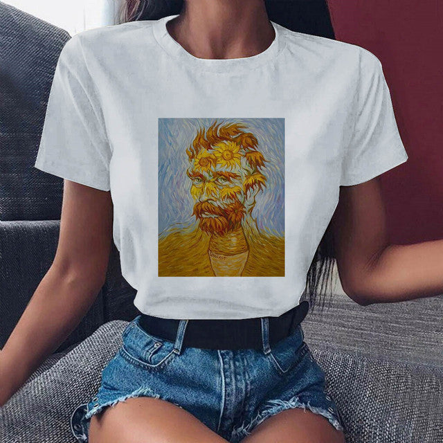 the VAN GOGH - Women Vintage T-Shirt