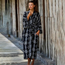 the BOHEMIAN WRAP - Bohemian Bikini Cover Ups Retro Sexy Dress