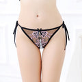 the ORCHID - Sexy Lace Thong Transparent Panties