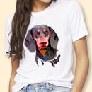 the DAWG - Women Cute Dachshund Printed T-Shirt