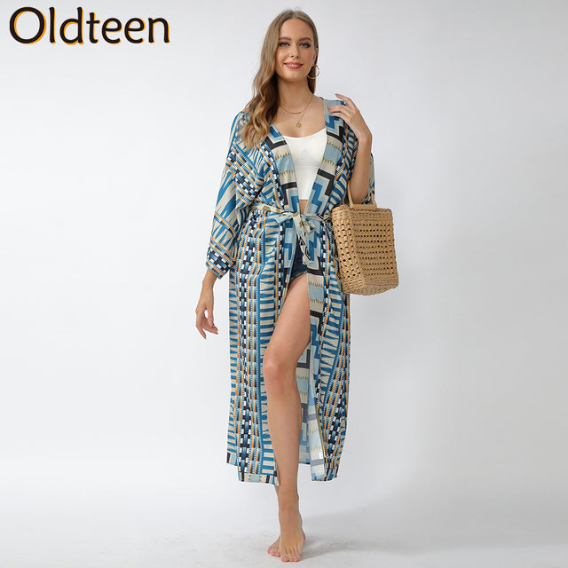 the BOHEMIAN WRAP - Bohemian Bikini Cover Ups Retro Sexy Dress