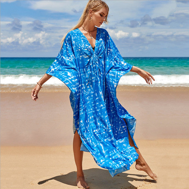 the BOHEMIAN WRAP - Bohemian Bikini Cover Ups Retro Sexy Dress