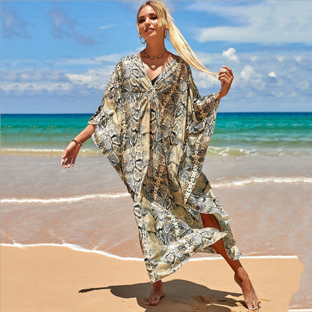 the BOHEMIAN WRAP - Bohemian Bikini Cover Ups Retro Sexy Dress