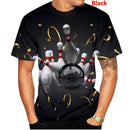 the KINGPIN - Fashion Sport Bowling 3D Print Casual Men T-Shirts