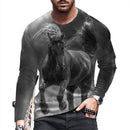the HORSEMAN - Spring and Autumn Oversized T-Shirt for Men