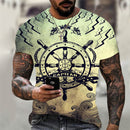 the ATLAS - Summer 3D Print Oversized T-Shirts for Men