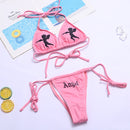 the SINNER - Women Two Piece Skull Print Bikini Suit