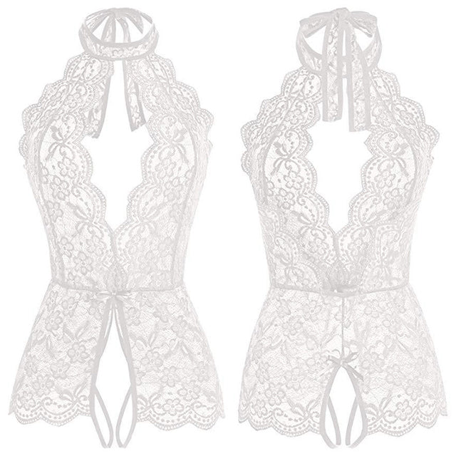 the OPEN SAYS ME - Sexy Teddy Lace Women Lingerie