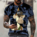 the FUNKY MONKEY - Spoof Monkey Pattern T-Shirt for Men