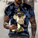 the FUNKY MONKEY - Spoof Monkey Pattern T-Shirt for Men