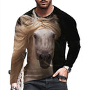 the HORSEMAN - Spring and Autumn Oversized T-Shirt for Men
