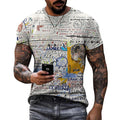 the ABSTRACT - New Fashion 3D Print T-Shirt for Men