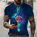 the ATLAS - Summer 3D Print Oversized T-Shirts for Men